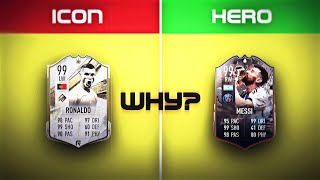 quotFIFA Icons or Heroes The SECRET Formula Behind Retired LEGENDSquot [upl. by Bram295]