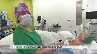 Intervention de stimulation médullaire cervicale et de stimulation occipitale au CHU de Nantes [upl. by Kaufman721]