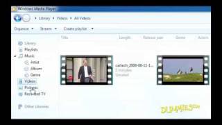 How to Use Windows Media Player 12s Libraries For Dummies [upl. by Roch]