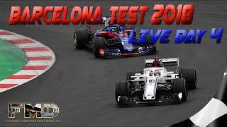 F1 2018 PRE SEASON TEST LIVE  FORMULA 1 2018 BARCELONA DAY 4 [upl. by Harland]