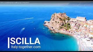 SCILLA Calabria Italy walking tour in 4k  Summer destination [upl. by Utimer]