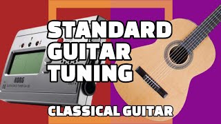 Tuning Gitar Standar untuk Gitar Klasik [upl. by Hegarty]