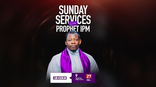 SUNDAY SERICE WITH PROPHET IPM [upl. by Ynnel]