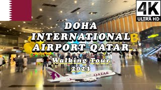 4K Hamad International Airport Doha Qatar 🇶🇦 Walking Tour Oct 2023  Transit at Doha Airport [upl. by Nere]