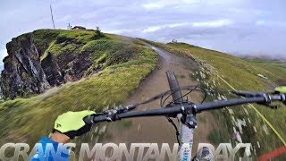 THE LIFT SHUT DOWN  Bad weather in Crans Montana  bikepark vlog subtitled [upl. by Hutchison]