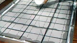 How to build a solar panel part 3 encapsulation sylgard 184 [upl. by Occor]