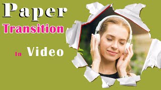 Paper Transition  Adobe Premiere Pro  2024 [upl. by Ahsatal419]