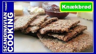 How To Make Homemade Delicious Crispbread  Knækbrød [upl. by Anelrahs]