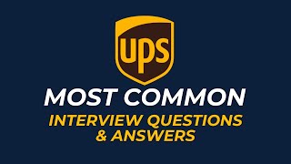 UPS Interview Questions and Answers for 2024 [upl. by Biegel]