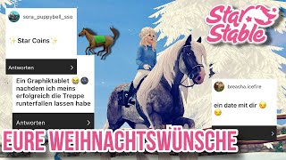 DAS wünscht IHR EUCH zu WEIHNACHTEN😍🎄  Star Stable Level Time🐎 [upl. by Gerrald664]