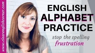 How to Say English Letters American English Alphabet Pronunciation [upl. by Akaenahs]