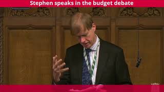 Stephen speaks in the debate following the Autumn Statement [upl. by Babbette]