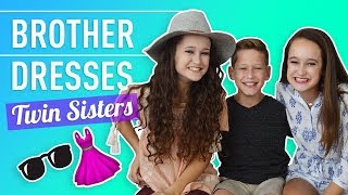 Brother Dresses Twin Sisters  Totally Teenage Twins [upl. by Wolfie]