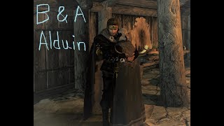 Skyrim Romance Mod 30 Before and After Alduin Dialogue [upl. by Martinelli573]