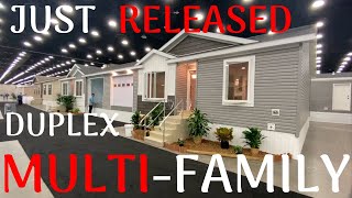 Just released multifamily duplex double wide mobile home Never before seen setup Home Tour [upl. by Anirehtac702]