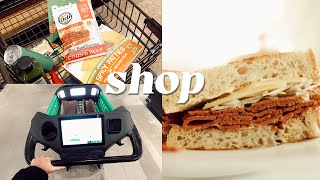 GROCERY SHOP WITH ME  VEGAN MEALS  Amazon Fresh  Wegmans [upl. by Ariahay]