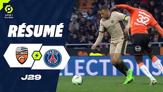 FC LORIENT  PARIS SAINTGERMAIN 1  4  Résumé  FCL  PSG  20232024 [upl. by Flosi348]