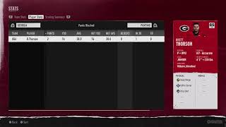 Georgia 21 Vs Alabama 21 at BDS College Football 25 [upl. by Nosilla]