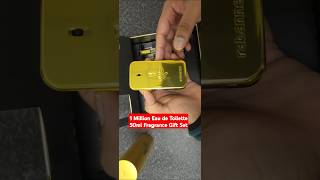 1 Million Eau de Toilette 50ml Fragrance Gift Set unboxing reviews viralshorts trendingshorts [upl. by Letnom]