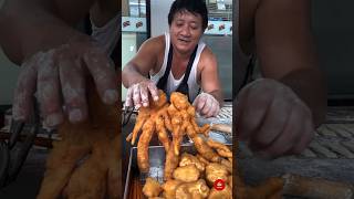 Thai Jackie Chan makes Chinese RobotShaped Donuts Patonggo [upl. by Navert913]