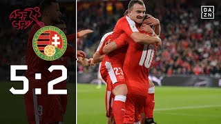 Die quotNatiquot bleibt weiter ungeschlagen Schweiz  Ungarn 52  Highlights  WMQuali  DAZN [upl. by Sella]