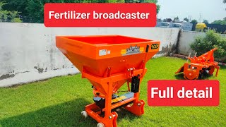 Fertilizer broadcaster  Spreader  Easy method of applying fertilizer [upl. by Jillian]