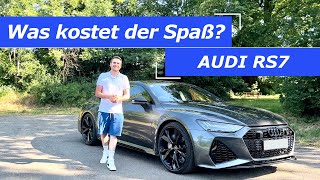 Audi RS7  Was kosten 10000 Km megapower Fahrspaß [upl. by Annayehc633]