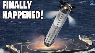 SpaceX Just Revealed Landing Starship Booster Onto The Droneship [upl. by Spalla]