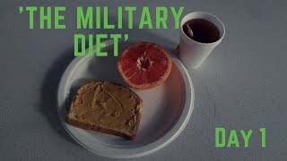 The Military Diet Day 1 [upl. by Lamoureux257]