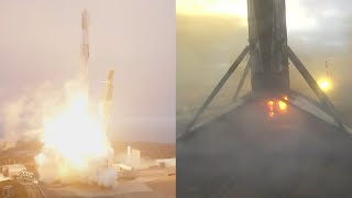 SpaceX Starlink 192 launch and Falcon 9 first stage landing 13 September 2024 [upl. by Eixam620]