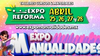 Invitación a Expo Manualidades CDMX 2024 pases gratuitos [upl. by Kora124]