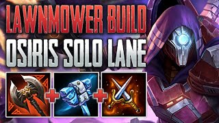 THE LAWNMOWER BUILD IS BACK Osiris Solo Gameplay SMITE Ranked Conquest [upl. by Bough]