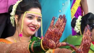 Marathi wedding highlight song Video by vikram [upl. by Netsirt]