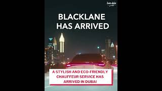 The leading Chauffeur Hailing service Blacklane has launched its first all electric fleet in Dubai [upl. by Opiuuk317]