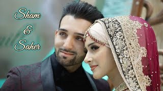 Sham amp Saher  Official Engagment amp Nikaah Highlights [upl. by Nahsaj]