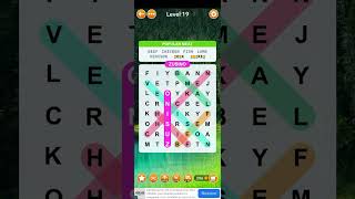 word search puzzle game abc searching video [upl. by Nolitta]