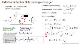 Dynamische Systeme  Teil 12  Einfache DGL aufstellen Elektrotechnik [upl. by Orips571]