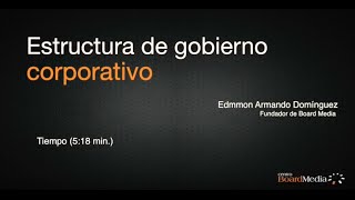 Estructura de gobierno corporativo [upl. by Ambrosia43]