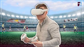 Handson with VR tech Premier League players are training with [upl. by Gunar]