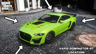 GTA 5  Vapid Dominator GT Location PS3 PS4 Xbox360 XboxOne and PC [upl. by Kong]