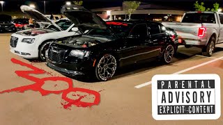 Ran Into 392DOSS At This Car Meet  Modded V6 Chrysler 300’s Takeover 😤😤 [upl. by Bonnice237]