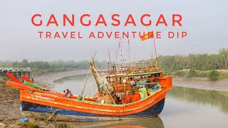 GangaSagar to Reach  from Namkhana Railway station excellent boat journey  Incredible India [upl. by Ayarahs]