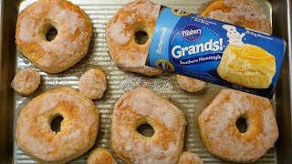 How to make Doughnuts with Pillsbury Biscuits [upl. by Neile701]