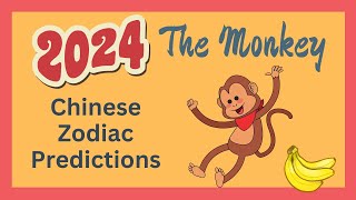 🐒Monkey 2024 Chinese Zodiac Predictions  Chinese Horoscope [upl. by Reste]