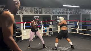 CLARESSA SHIELDS INTENSE SPARRING VS TROLL [upl. by Anilyx]