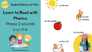 Learn to Read with Phonics Phase 2 Phonics Sounds Part 3 Jolly Phonics and Sight Words [upl. by Flavius]