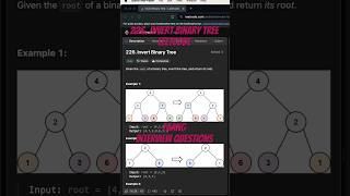 Leetcode 226  Invert Binary Tree [upl. by Aryad]