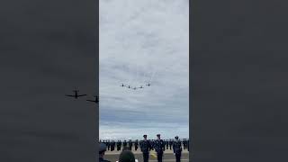 Texan aircraft conduct flypast over pilots graduation  Royal New Zealand Air Force [upl. by Bainbrudge]