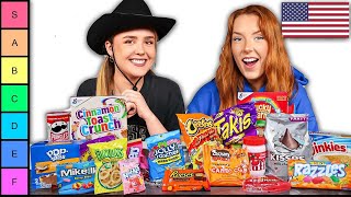 Australians Rank AMERICAN SNACKS [upl. by Ordep]