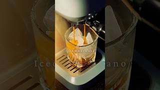 Iced Americano americano coffee espresso asmr [upl. by Himelman]